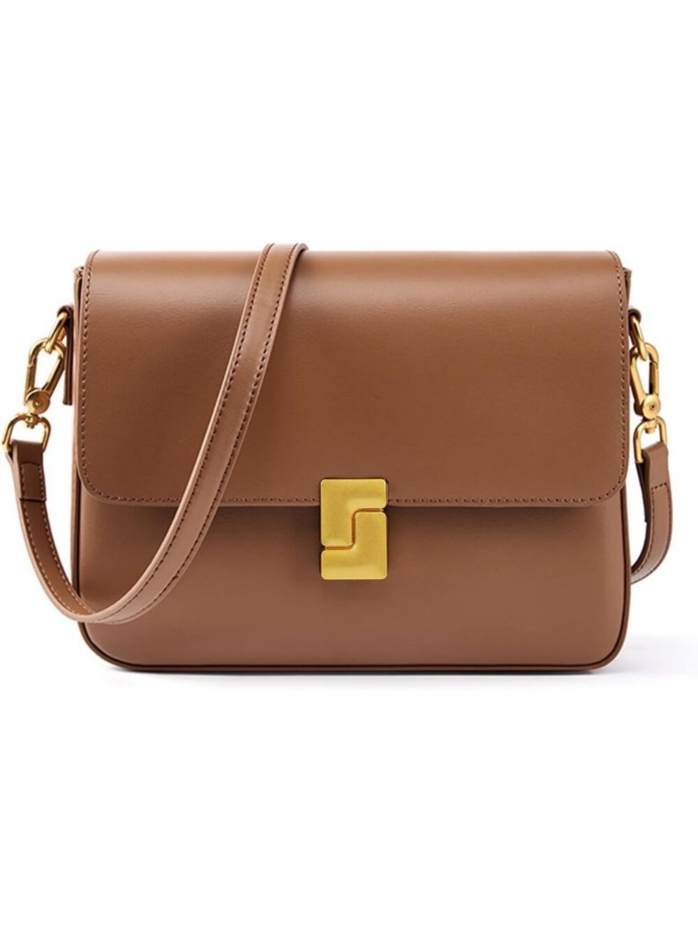 Stylish Genuine Leather Crossbody Handbag - Chic Shoulder Purse for Women